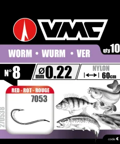 VMC Hameçons / Lignes Montées|Hameçon^Hameçons montés 7053 R Pêche au ver