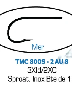 TIEMCO Hameçon Mouche^Hameçons mouche TMC 800S