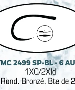 TIEMCO Hameçons mouche TMC 2499SP-BL