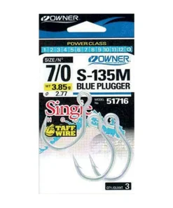 OWNER Hameçons|Hameçons^Hameçons simple S-135M Single minnow