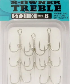 OWNER Hameçons|Hameçons Surfcasting^Hameçons Triples ST 31 Nickelés