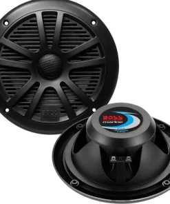 BOSS MARINE Enceintes Marine^Haut-Parleurs MR-6 Noir