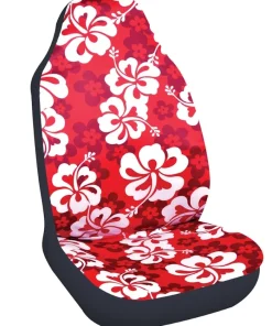 SURF PISTOLS Housse De Siège|Transport En Voiture^Housse de siège Surfpistols pour voiture Hibiscus Rouge
