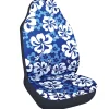 SURF PISTOLS Housse de siège Surfpistols pour voiture Hibiscus Bleu