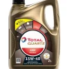 TOTAL Huile Quartz 5000 15W40 4 temps 2 litres