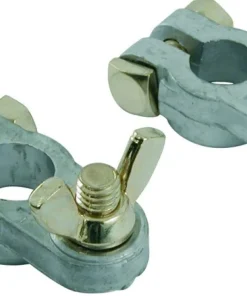 EUROMARINE Jeu de deux cosses +/- papillon en plomb
