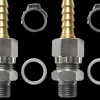 LECOMBLE&SCHMITT Jeu de raccords droits - tuyau souple - pompe - 1/8 BSPP - Ø6mm Lecomble et Schmidt