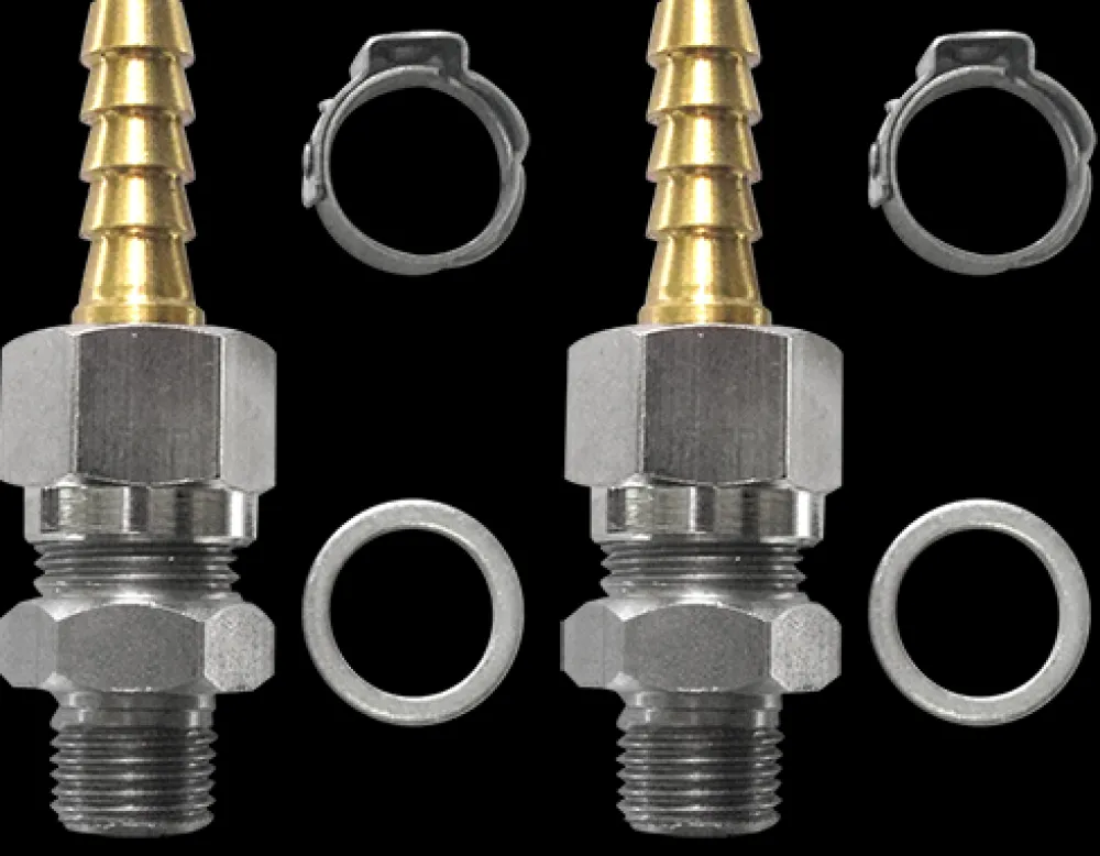 LECOMBLE&SCHMITT Jeu de raccords droits - tuyau souple - pompe - 1/8 BSPP - Ø6mm Lecomble et Schmidt