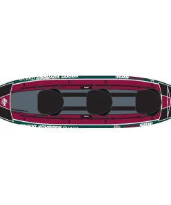 ROCKSIDE Kayak Gonflable Et Pack^Kayak gonflable 3 places Grand Voyager