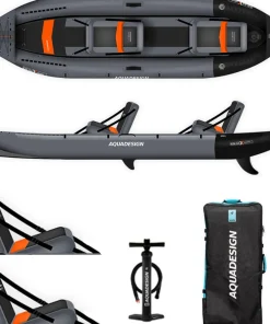 AQUA DESIGN Kayak De Pêche Gonflable Et Packs|Kayak Dropstitch^Kayak gonflable Koloa X'perience 360