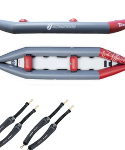 AQUA DESIGN Kayak Dropstitch|Kayak Gonflable Et Pack^Kayak gonflable PVC Twiki II Rouge Eau vive
