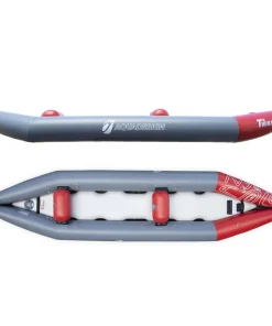 AQUA DESIGN Kayak Dropstitch|Kayak Gonflable Et Pack^Kayak gonflable PVC Twiki II Rouge Eau vive