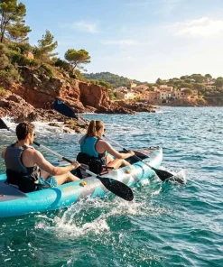 ROCKSIDE Kayak Dropstitch|Kayak Gonflable Et Pack^Kayak gonflable PVC Xenon 380 2P
