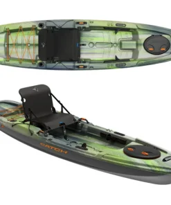 PELICAN SPORT Kayak De Pêche Rigide Et Pack^Kayak Pelican Catch Classic 120 Light Grey