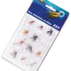 LINEAEFFE Kit de 12 Mouches Sèches Montées