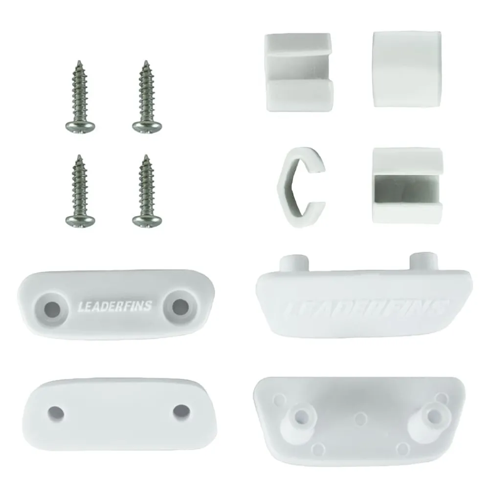 LEADERFINS Accessoire Palme^Kit de montage Blanc pour chaussons Forza
