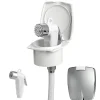 OSCULATI Kit douchette de pont Boris - Chromé Tuyau pvc 4 m