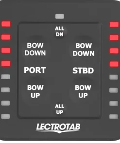 LECTROTAB Flaps^Kit flaps Lectrolab 305X460 mm pelles Inox avec commutateur LED 12V