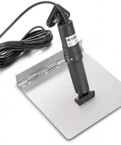 LECTROTAB Flaps^Kit flaps Lectrolab 305X305 mm pelles Inox avec commutateur Joystick LED 12V