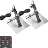 LECTROTAB Kit flaps Lectrolab 230X305 mm pelles Aluminium avec commutateur LED 12V