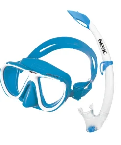 SEAC SUB Sets Masque Et Tuba^Kit masque tuba silicone Bella Bleu Junior 4-8 ans purge