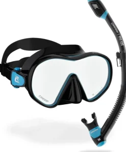 CRESSI-SUB Kit MT Cressi Hiroquest combo X Steve Aoki - Bleu Spectra silver Lenses