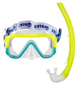 MARES Sets Masque Et Tuba^Kit snorkeling Keewee Junior Jaune
