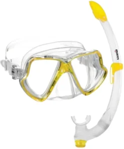 MARES Sets Masque Et Tuba^Kit snorkeling Wahoo Jaune