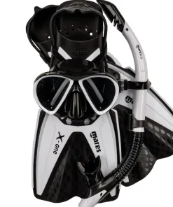 MARES Kits Palmes, Masques, Tubas^Kit snorkeling X-One Marea Blanc