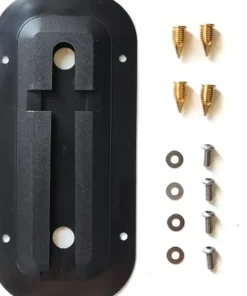 KAHE Accessoire Moteur Électrique^Kit support aileron à visser embarcation rigide en plastique rotomoulé