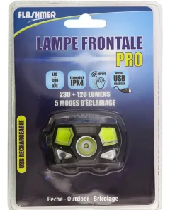 FLASHMER Lampes|Bivouac^Lampe Frontale Pro Senso rechargeable