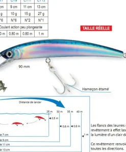 YO-ZURI Leurre Bar|Leurres^Leurre Crystal Laser 11 cm
