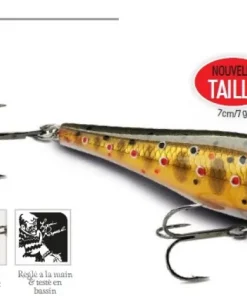 RAPALA Leurre BX Minnow 10 cm 12 gr| Leurres Carnassier|Leurres