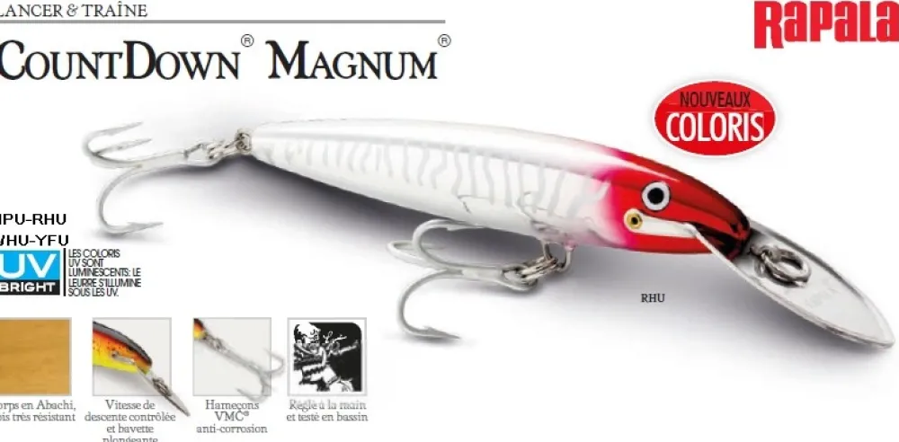 RAPALA Leurre CountDown Magnum 14 cm 36 gr