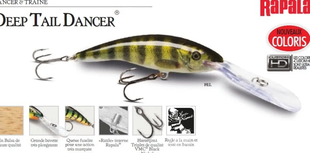 RAPALA Leurre Deep Tail Dancer 11 cm 22 gr