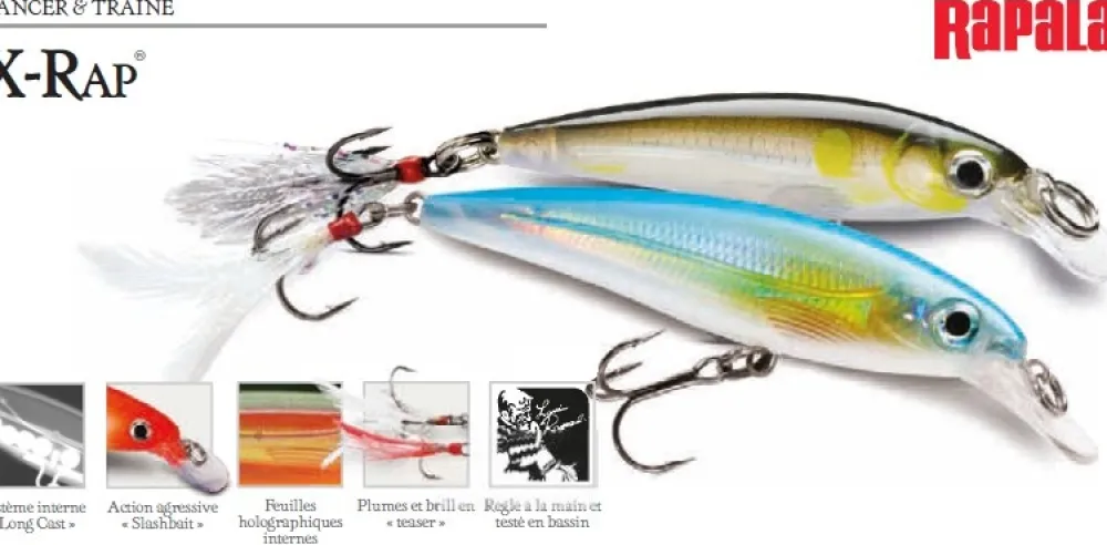 RAPALA Leurre X-Rap 4 cm 2 gr