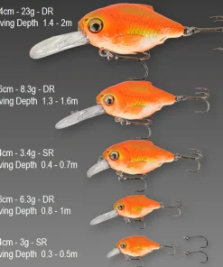SAVAGE GEAR Leurre 3D Crucian Crank 4,6 cm 8,3 g| Leurres Truite|Leurres