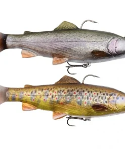 SAVAGE GEAR Leurre Souple|Leurre Brochet^Leurre 4D Rattle Trout 20,5 cm