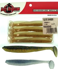 BASS ASSASSIN Leurre Souple|Leurre Brochet^Leurre souple Elite Shiner