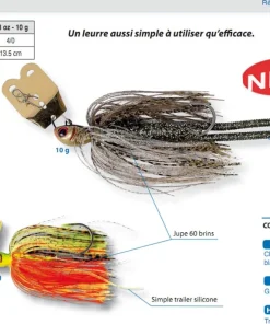 FLASHMER Leurre Zumb'R Bait 100 mm 3.5 g| Leurres Carnassier