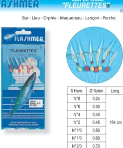 FLASHMER Leurres|Tous Les Produits^Ligne Fleurettes Naturelles 6 Ham.