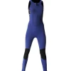 OCEAN STEP Long John frontzip longe cote femme Optimizer 3/2mm Navy Mineral