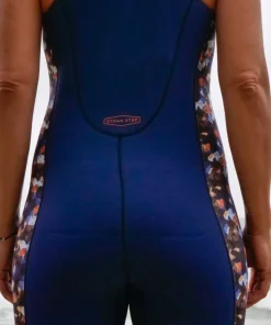 OCEAN STEP Long John frontzip longe cote femme Optimizer 3/2mm Navy Mineral