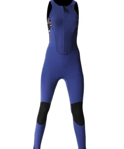 OCEAN STEP Long John frontzip longe cote femme Optimizer 3/2mm Navy Mineral