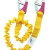 PLASTIMO Longe double ISAF élastique 2 mousquetons