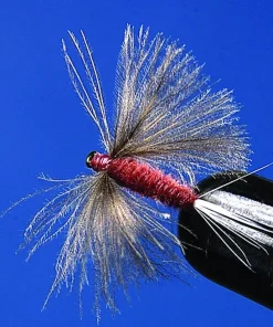 TEKLON Mouches Montées^Lot de 2 Mouches cul de canard Brown Spinner