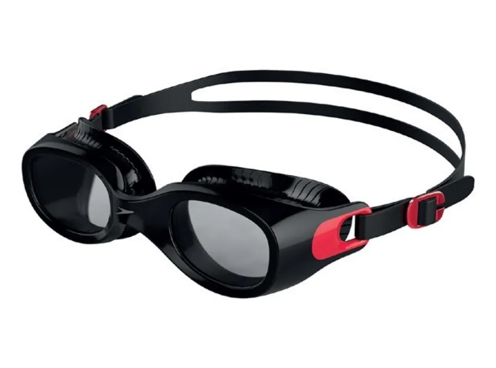 SPEEDO Lunettes de natation Futura Classic Black/Lava Red/Smoke