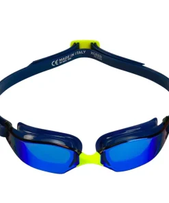 AQUA SPHERE Lunettes natation Aquasphere Xceed - Effet Miroir Bleu Titane / Bleu Marine