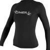 O'NEILL Lycra femme manches longues Basic Skins | Noir