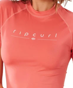 RIP CURL Lycra / Rashguard|Lycra / Rashguard^Lycra femme manches courtes Coral